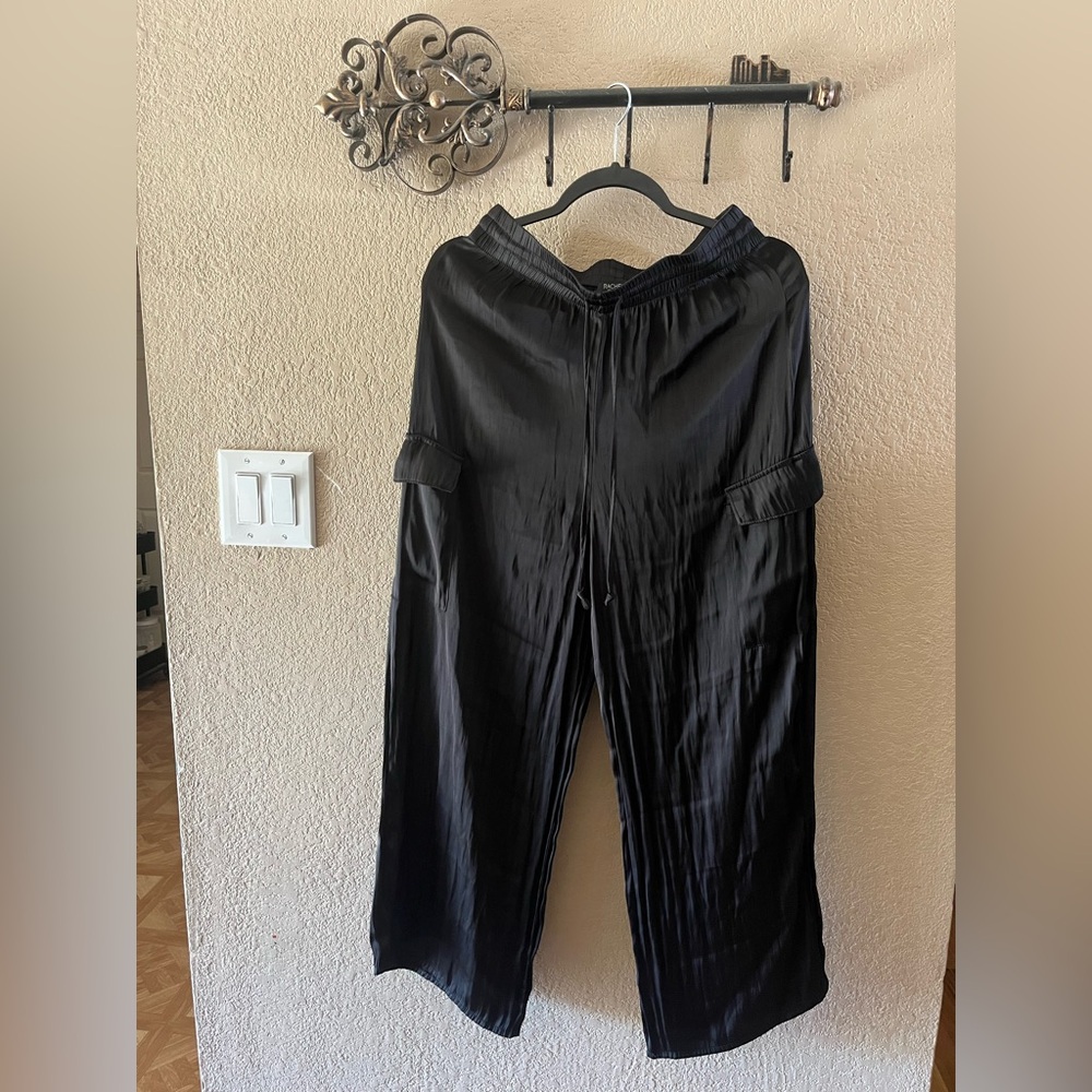 Rachel Zoe Black Wide Leg Pull-On Pants Size SP - Picture 4 of 7